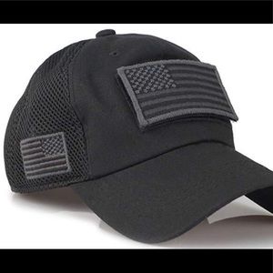 Tactical USA Flag Mesh Adjustable Velcro Cap